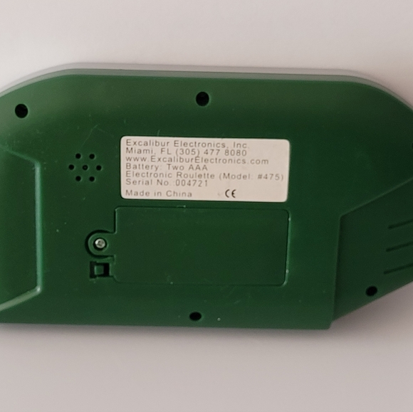 (Lot Of 2) EXCALIBUR Electronic Roulette Handheld Pocket Casino Game Model #475. - Picture 7 of 10